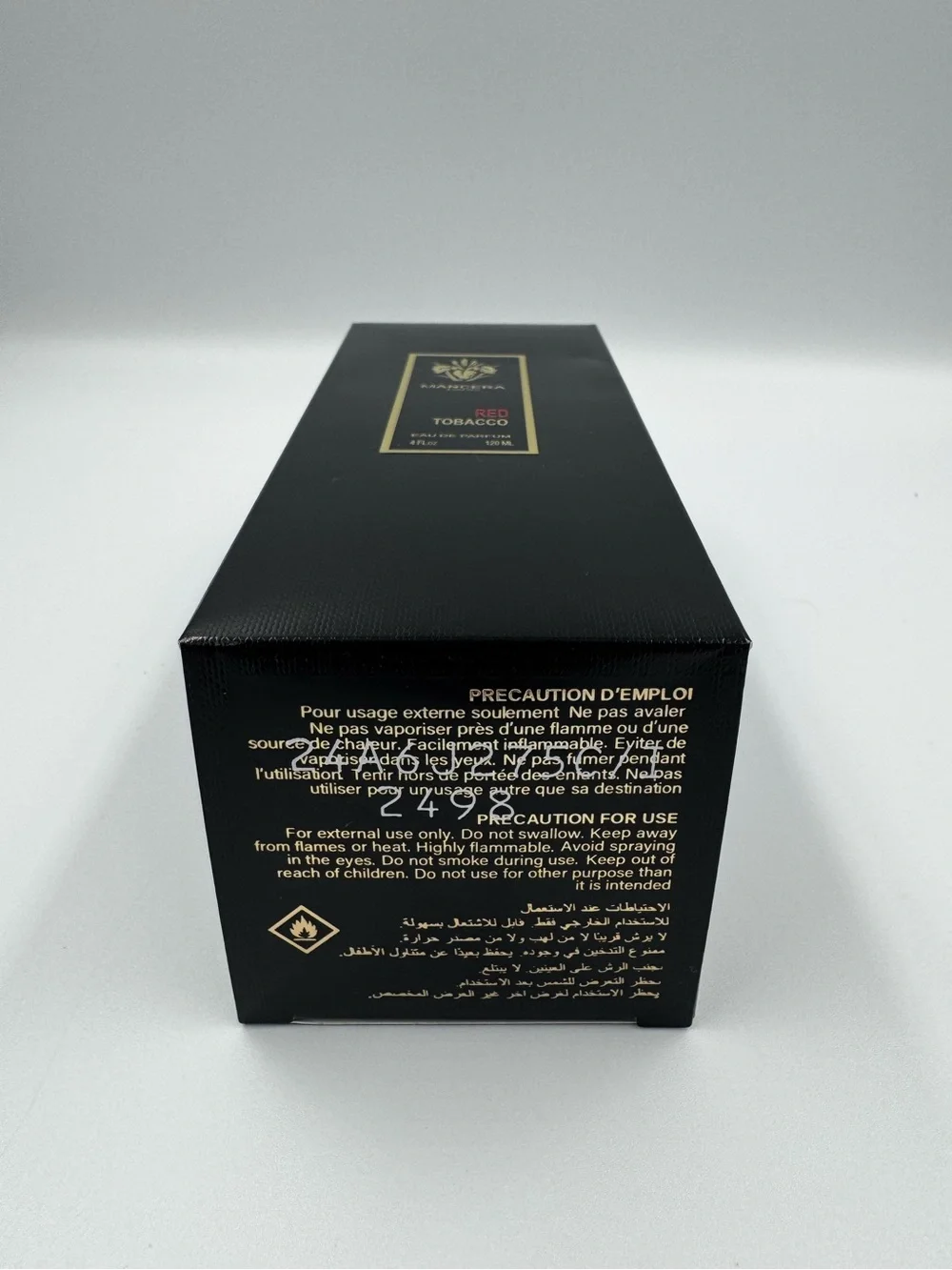 Mancera Red Tobacco 120ml 4oz New Open Box